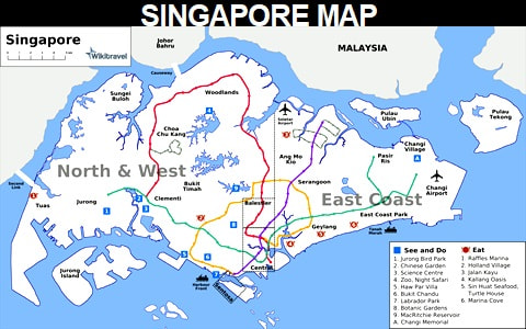 Singapore Map 