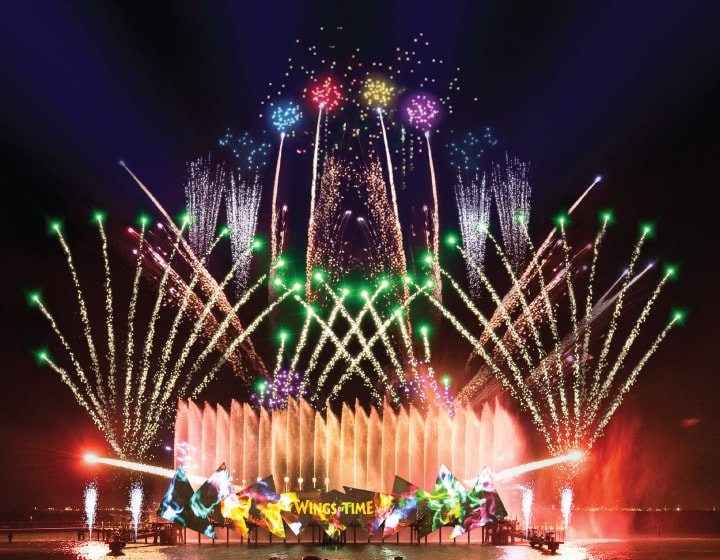 Wings of Time Fire Works 1